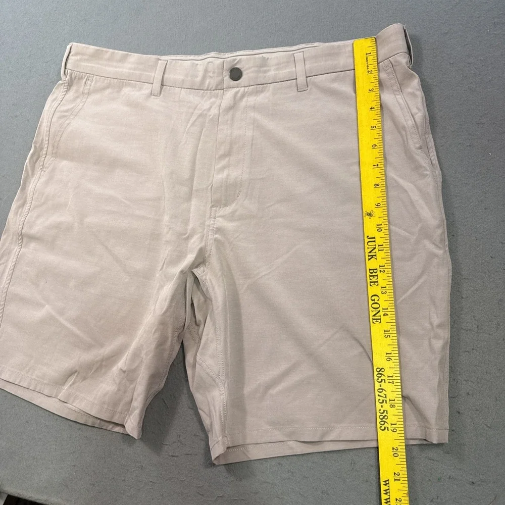 Johnnie O Shorts Mens 38 GRAY  Performance Golf Chino Print 9